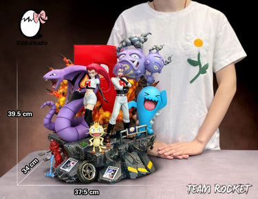 NEW Egg Studio - Team Rocket Pokemon Resin Statue