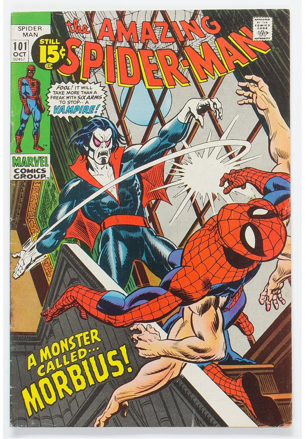 1971 Amazing Spider-Man 101 MID GRADE - 1ST APPEARANCE OF MORBIUS