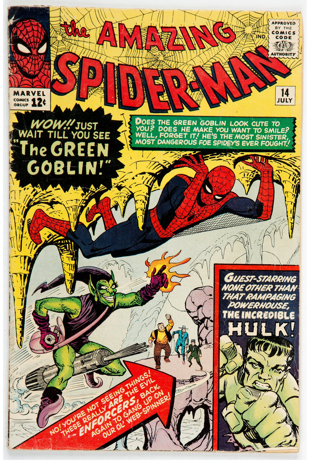 1964 Amazing Spider-Man 14 LOWER GRADE - 1ST APPEARANCE GREEN GOBLIN