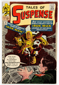 1963 Tales of Suspense 42 VG+ 4TH APPEARANCE OF IRON MAN