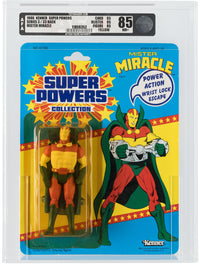 Super Powers Collection Mister Miracle Series 3 / 33 Back AFA Y-85