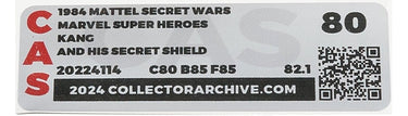 1984 Mattel Marvel Secret Wars KANG CAS 80