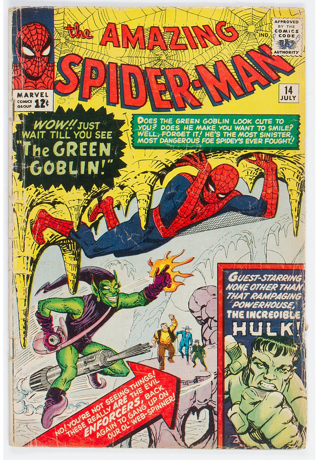 1964 Amazing Spider-Man 14 LOWER GRADE - 1ST APPEARANCE OF GREEN GOBLIN