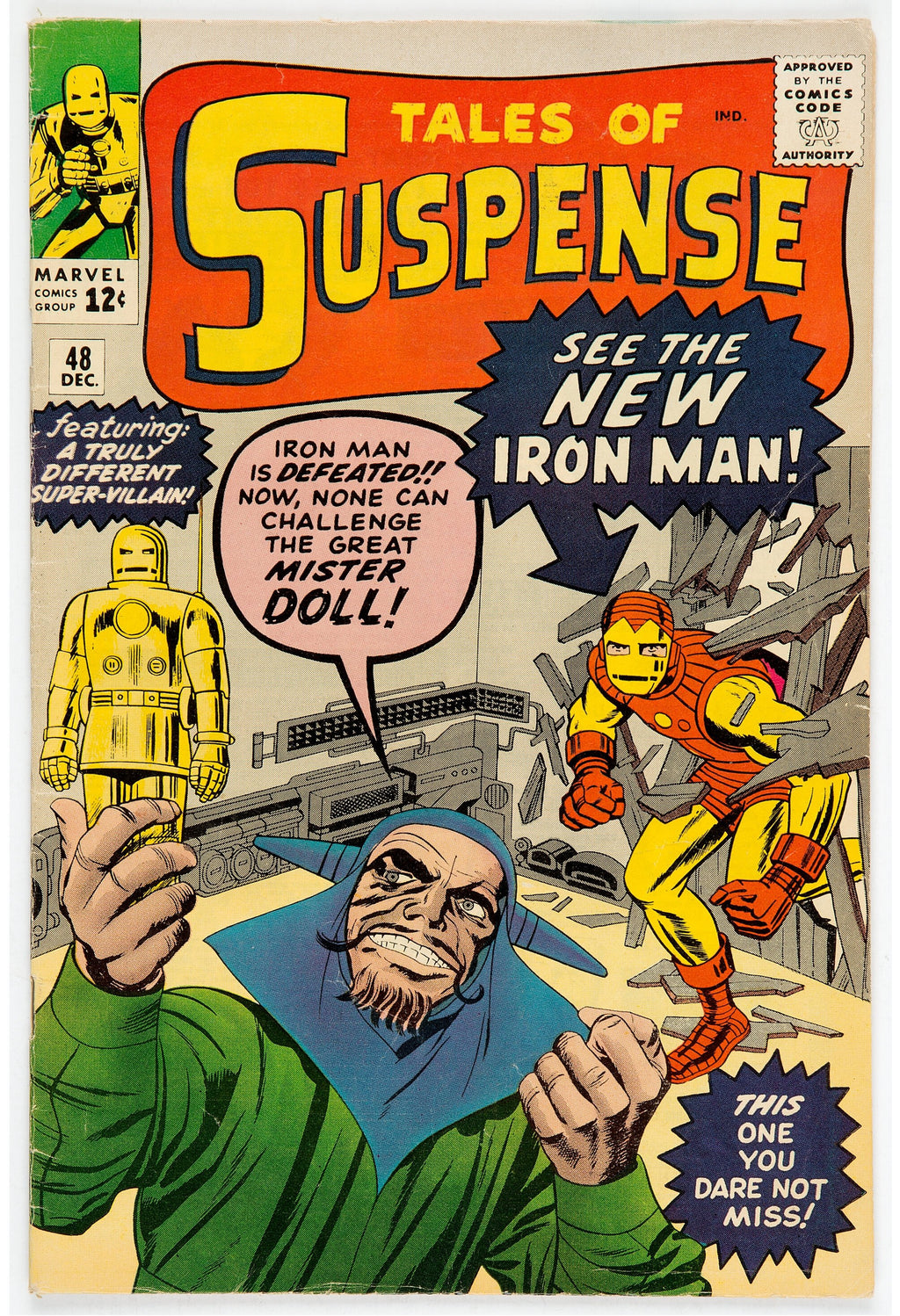 1963 Tales of Suspense 48 VF-  1ST NEW ARMOR