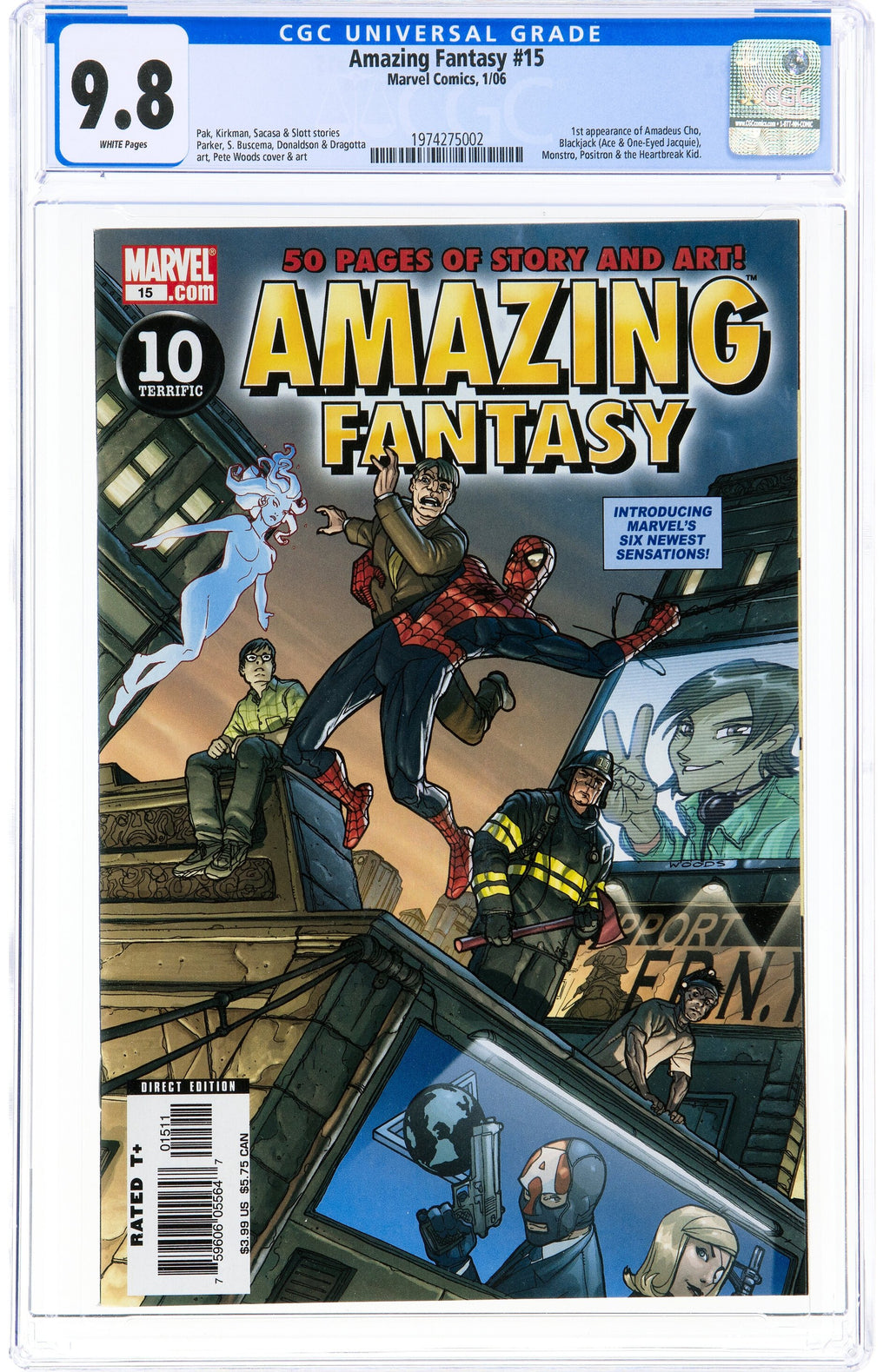 Amazing Fantasy 15 CGC 9.8