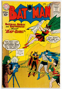 1961 Batman 139 MID GRADE - 1ST APPEARANCE OF BAT-GIRL BETTY KANE