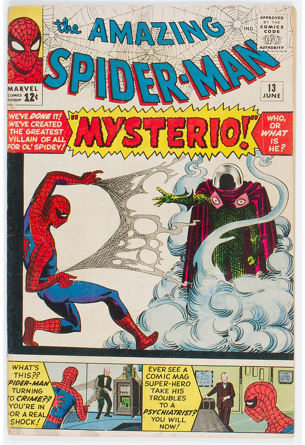 1964 Amazing Spider-Man 13 MID GRADE - 1ST APPEARANCE OF MYSTERIO