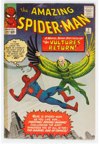 1963 Amazing Spider-Man 7 MID GRADE - 2ND APPEARANCE OF VULTURE