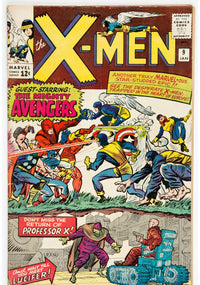 1965 X-Men 9  First Avengers crossover in X-Men title.