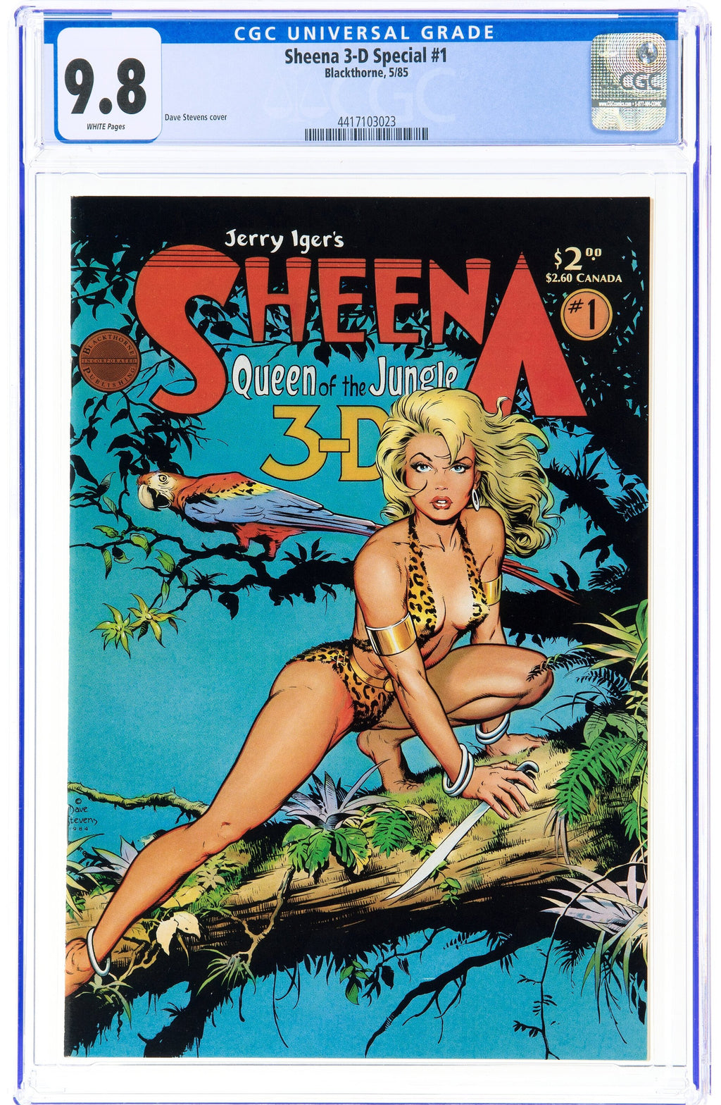 Sheena 3-D Special 1 CGC 9.8