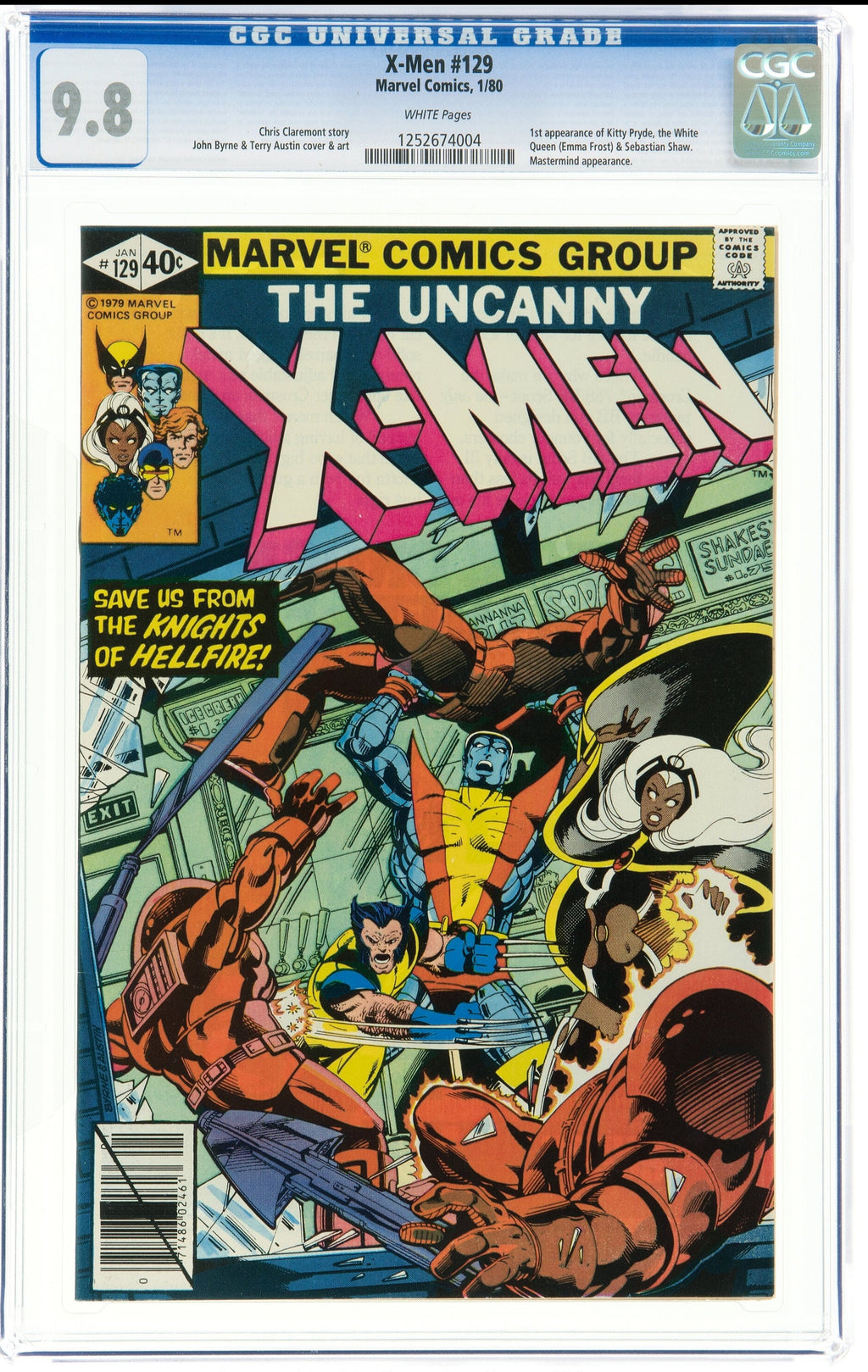 X-Men 129 CGC 9.8