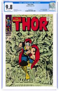 Thor 154 CGC 9.8 WHITE PAGES