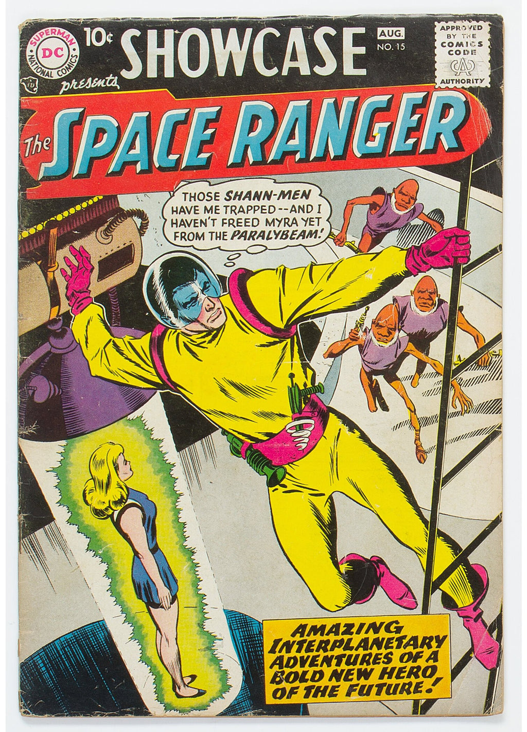 1958 Showcase 15 MID GRADE 1ST APPEARANCE OF SPACE RANGER