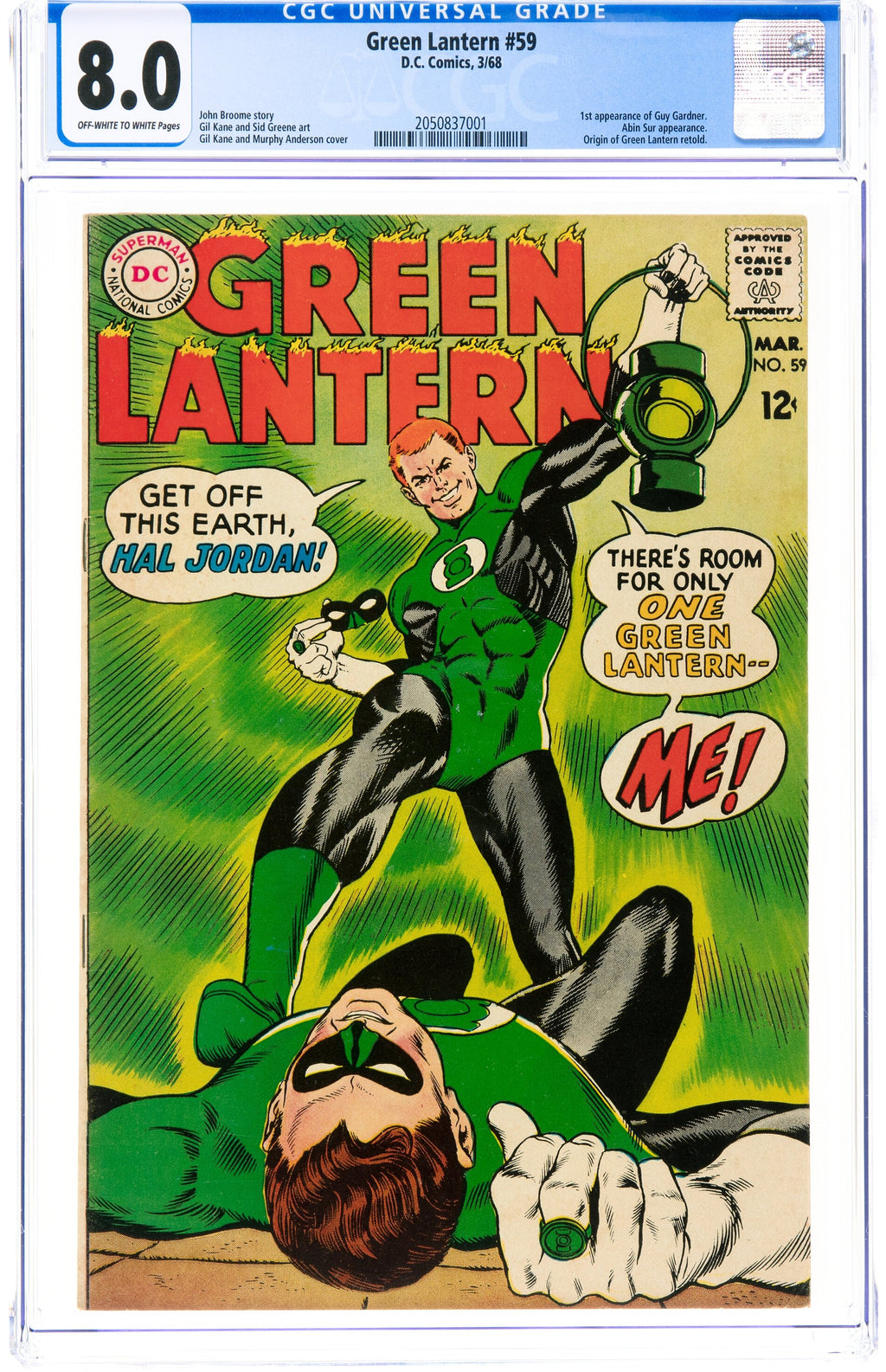 Green Lantern 59 CGC 8.0