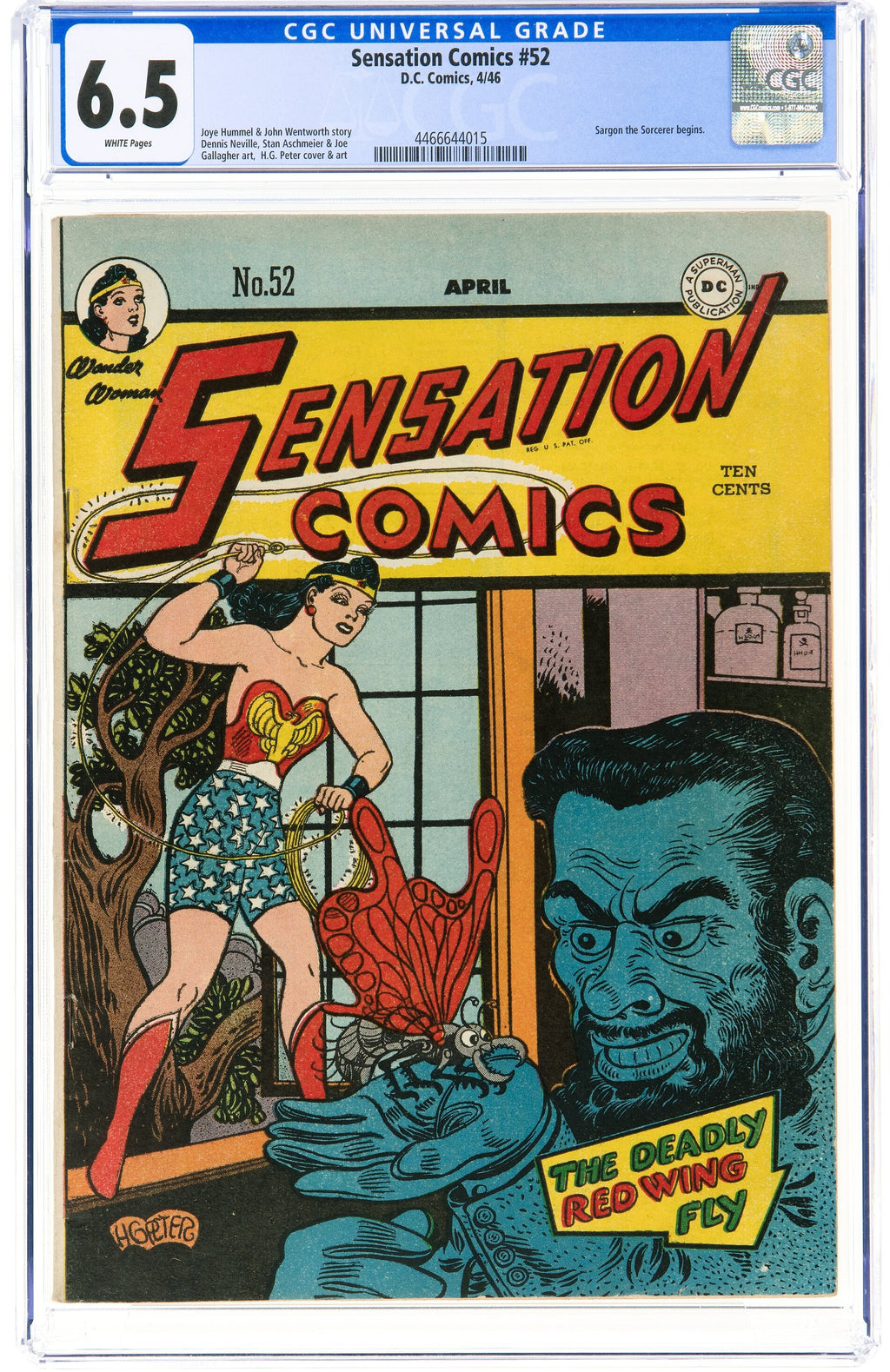 Sensation Comics 52 CGC 6.5 WHITE PAGES