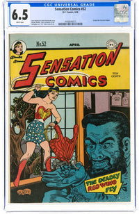 Sensation Comics 52 CGC 6.5 WHITE PAGES