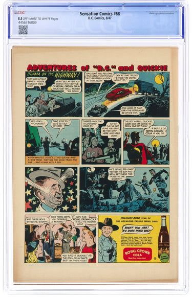 Sensation Comics 68 CGC 8.5