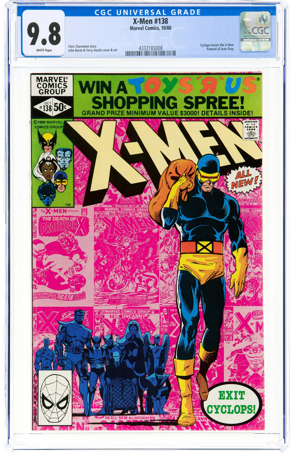 X-Men 138 CGC 9.8