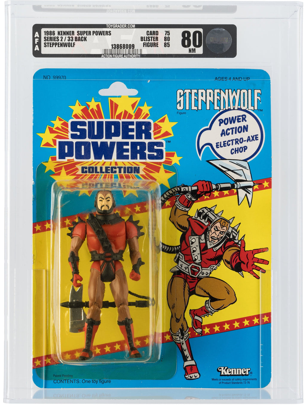 Super Powers Collection Steppenwolf Series 2 / 33 Back AFA 80