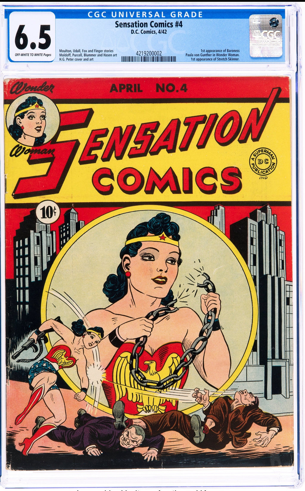 Sensation Comics 4 CGC 6.5