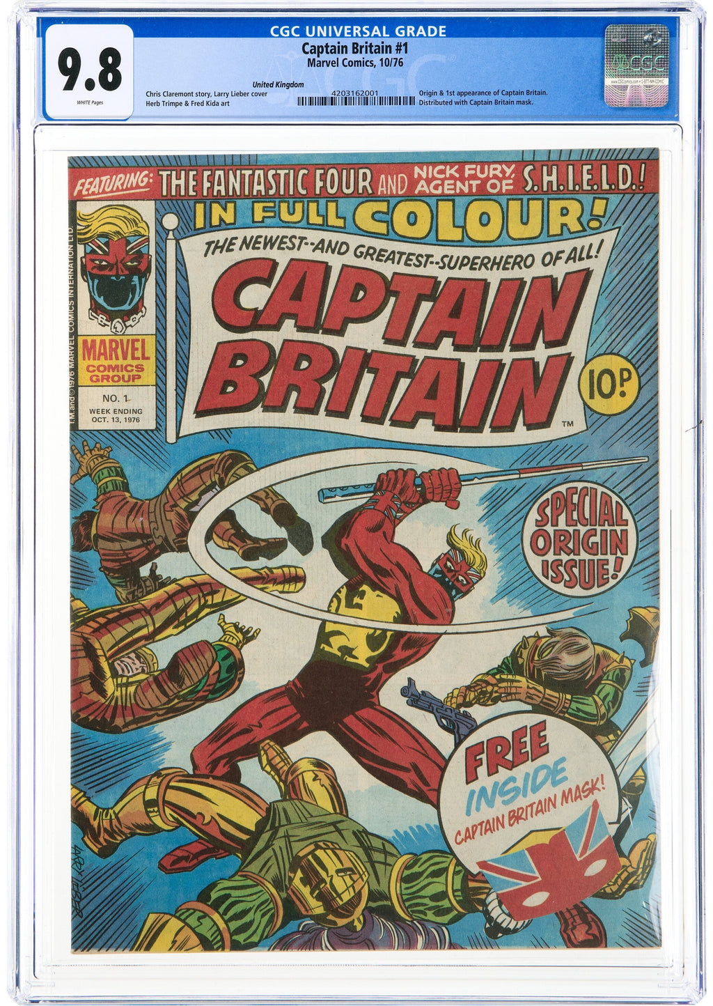 Captain Britain 1 CGC 9.8