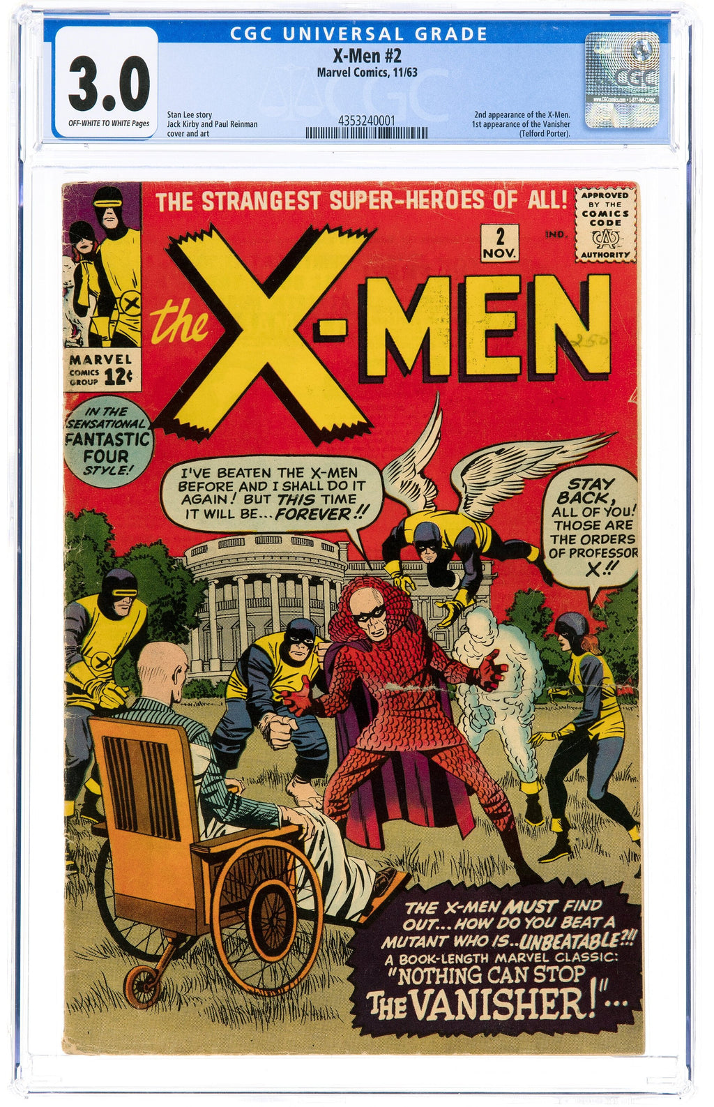 X-Men 2 CGC 3.0