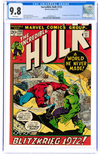 Incredible Hulk 155 CGC 9.8