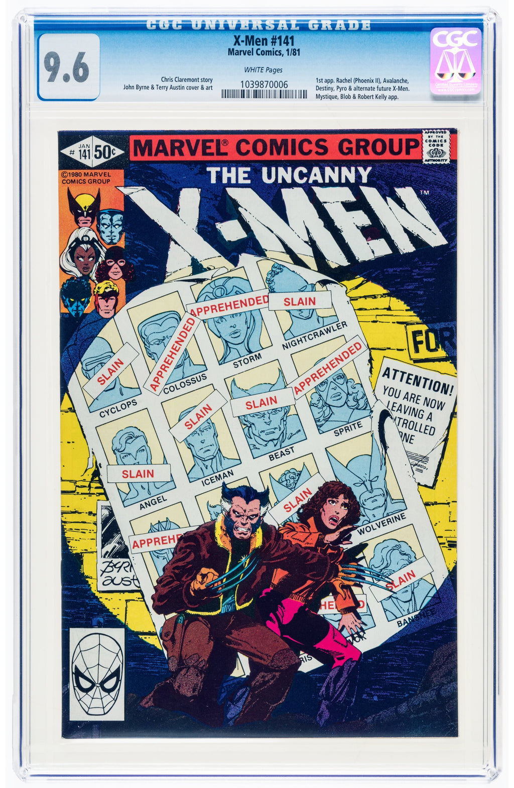 X-Men 141 CGC 9.6