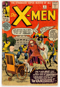 1963 X-Men 2 VG+ - 1ST APPEARANCE OF VANISHER