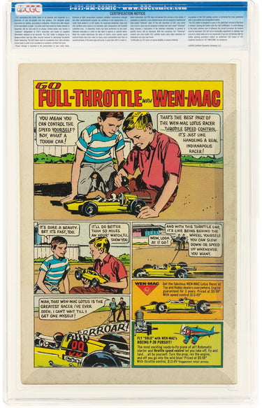 Strange Adventure 180 CGC 5.0 WHITE PAGES