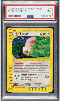 2003 Pokemon Aquapolis Blissey Holo H6 PSA 9