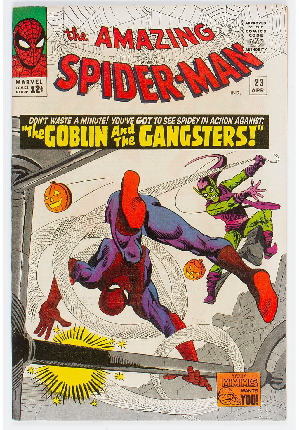 1965 Amazing Spider-Man 23 HIGH GRADE - 3RD APP OF GREEN GOBLIN