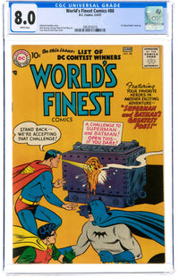 World's Finest Comics 88 CGC 8.0 WHITE PAGES