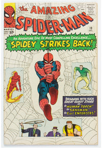 1964 Amazing Spider-Man 19 HIGH GRADE - 1ST APP MAC GARGON