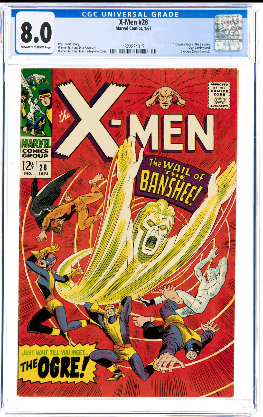 X-Men 28 CGC 8.0