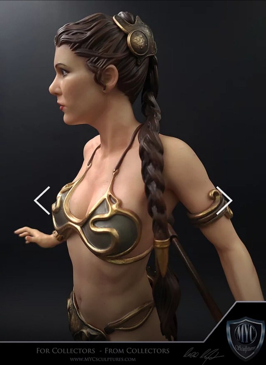 NEW Princess Leia – Slave 1/4 Scale Statue MYC Sculptures STAR WARS SIDESHOW