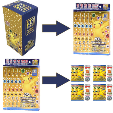 Pokemon TCG: 25th Anniversary Collection SPECIAL CASE SET OF 5 PROMOS SEALED