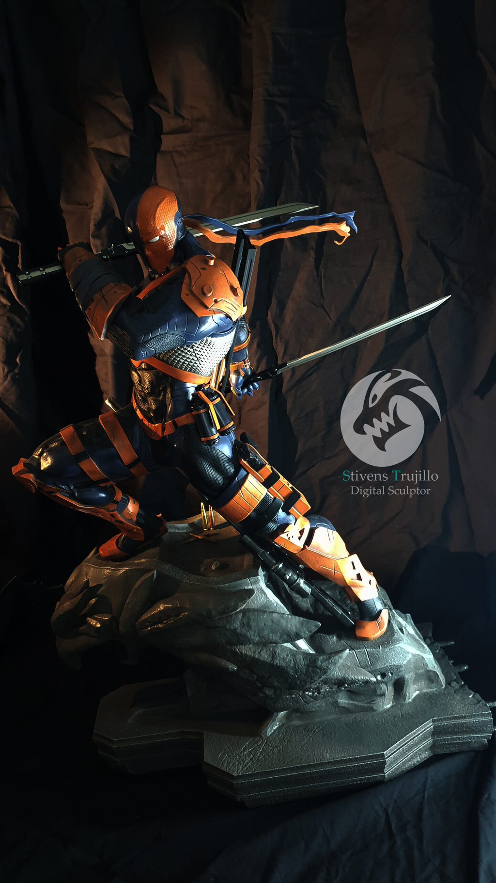 NEW Deathstroke Statue 1/4 SCALE STATUE Custom SIDESHOW