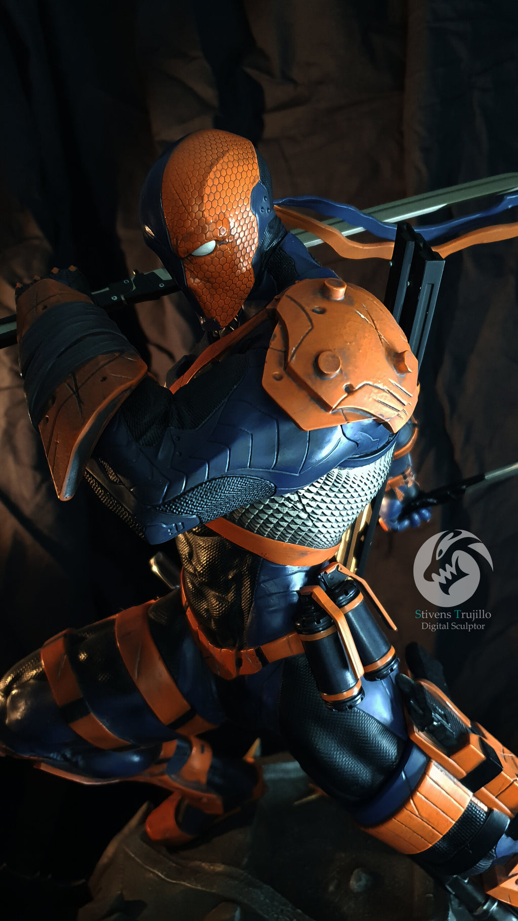 NEW Deathstroke Statue 1/4 SCALE STATUE Custom SIDESHOW