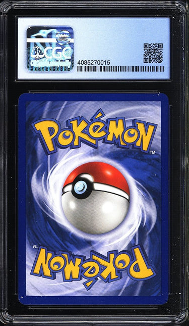 2000 Metal Energy Pokemon Neo Genesis 1st Edition 19/111 Holo CGC 8.5 Double Swirl