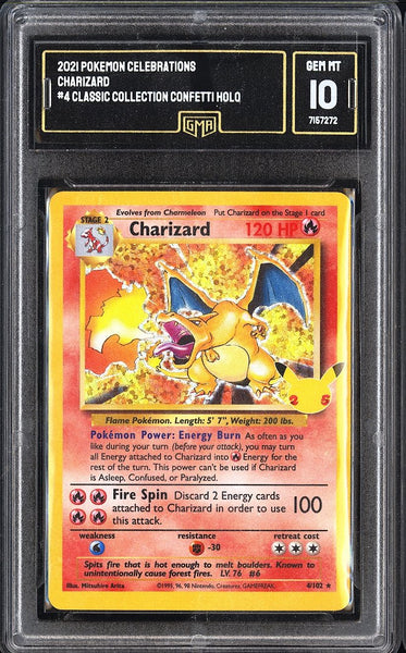 Pokemon Charizard Celebrations selling