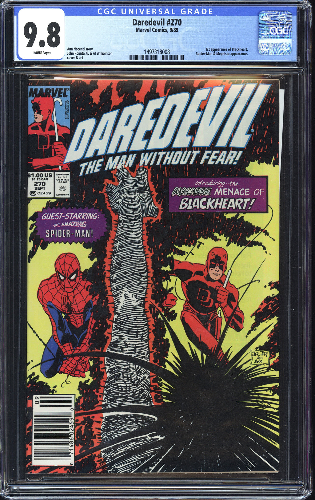 Daredevil #270 CGC 9.8