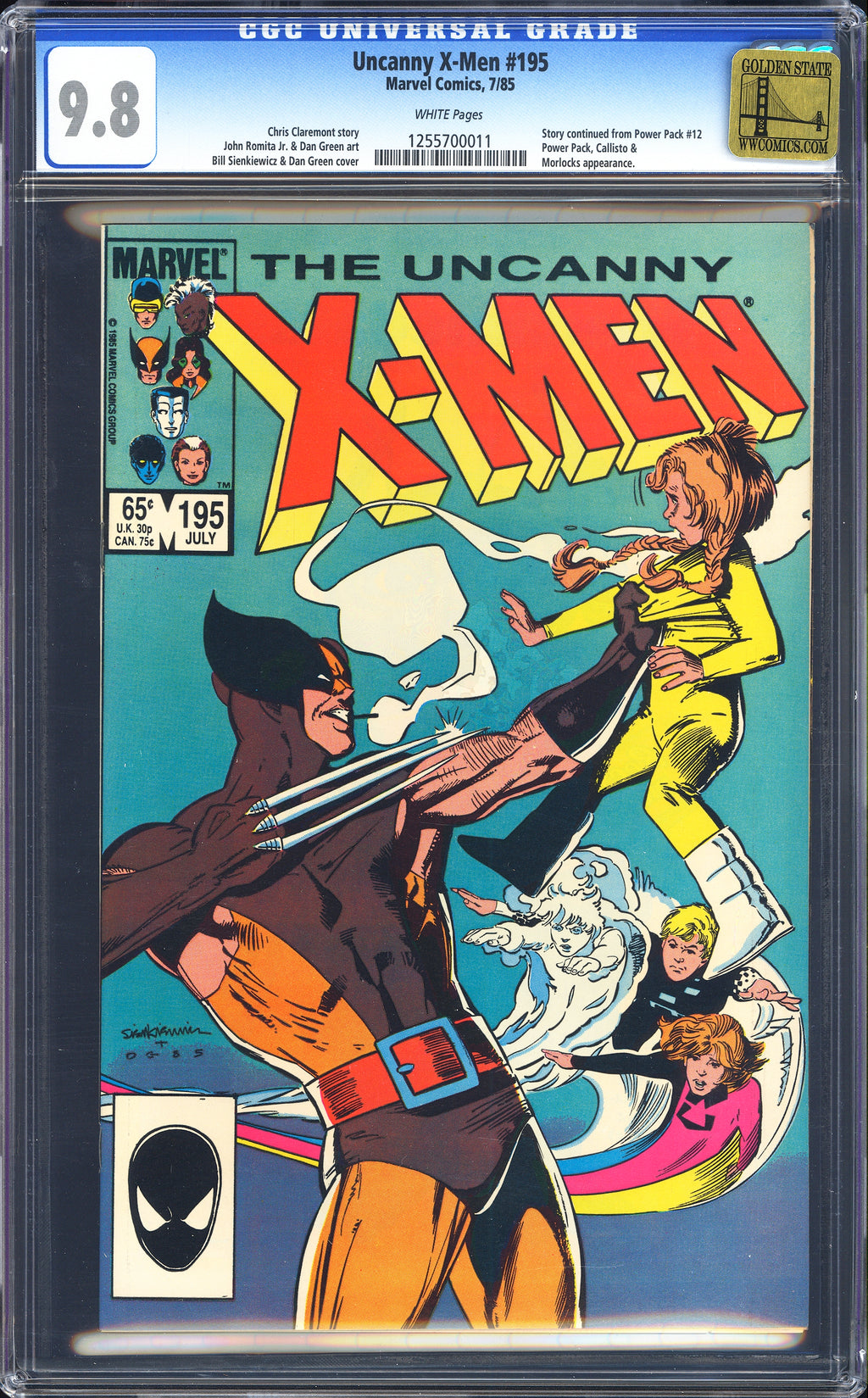 Uncanny X-Men 195 CGC 9.8