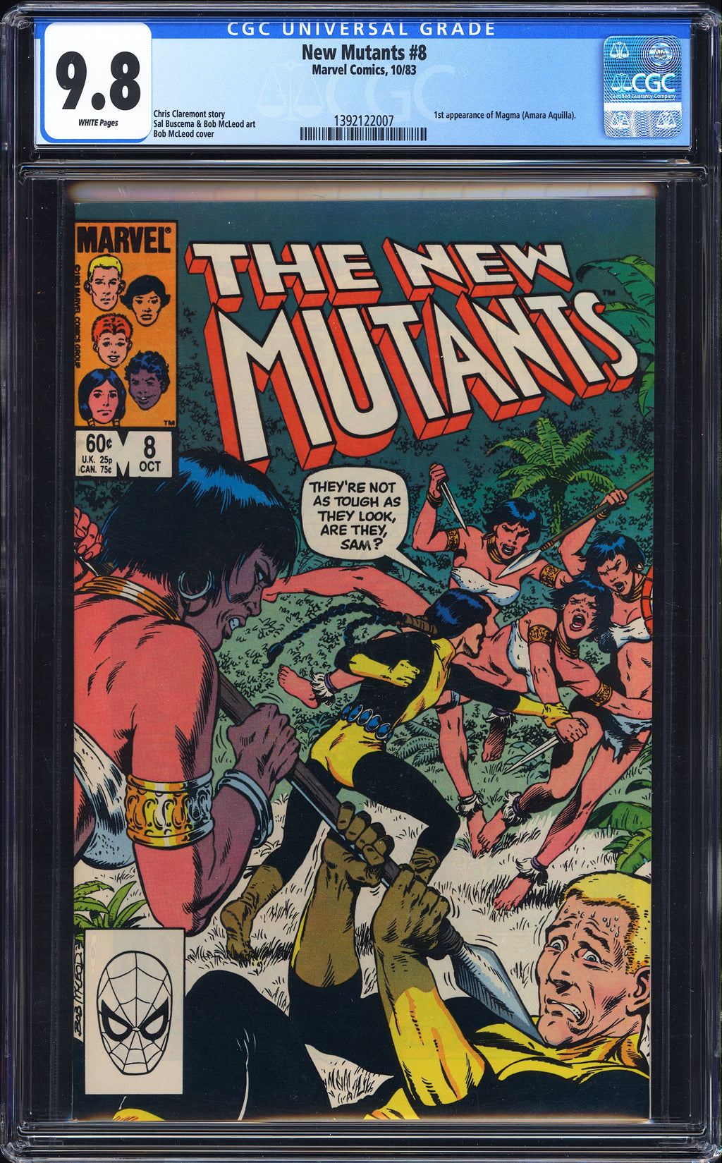 New Mutants #8 CGC 9.8