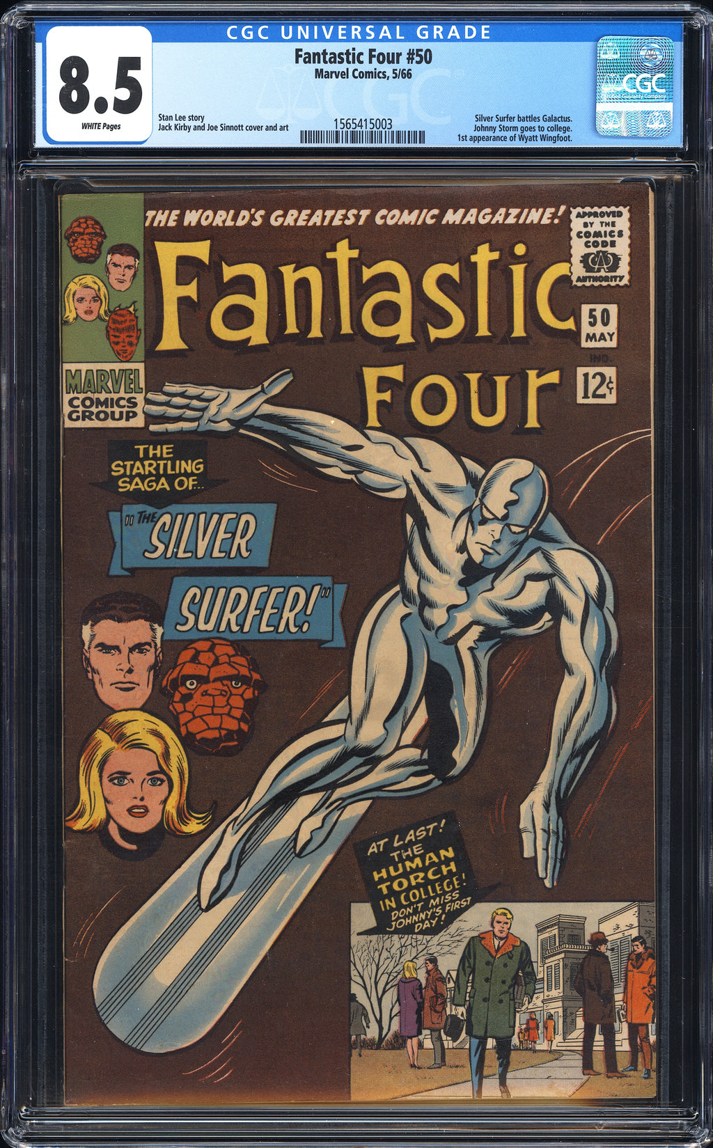 Fantastic Four #50 CGC 8.5