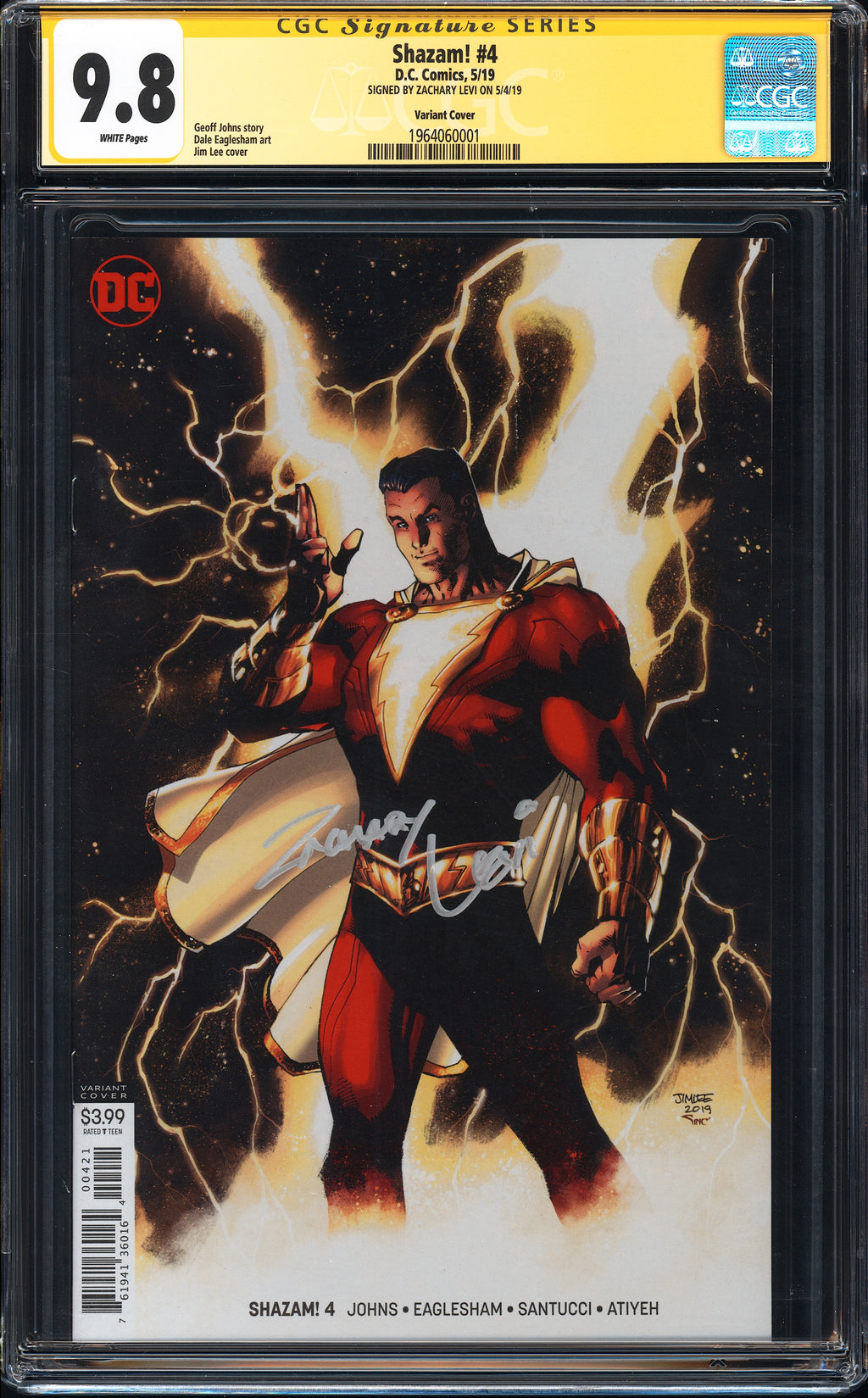 Shazam! #4 CGC 9.8