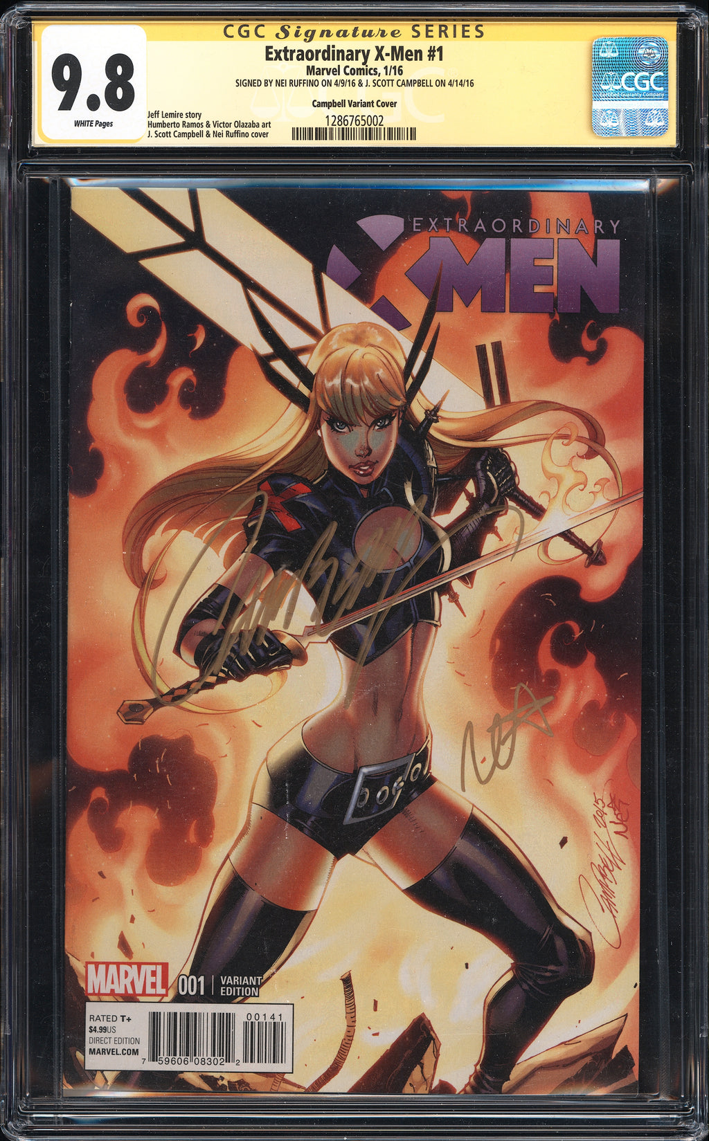 Extraordinary X-Men #1 CGC 9.8