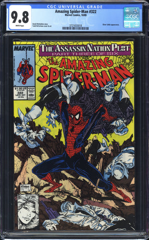 Amazing Spider-Man 322 CGC 9.8