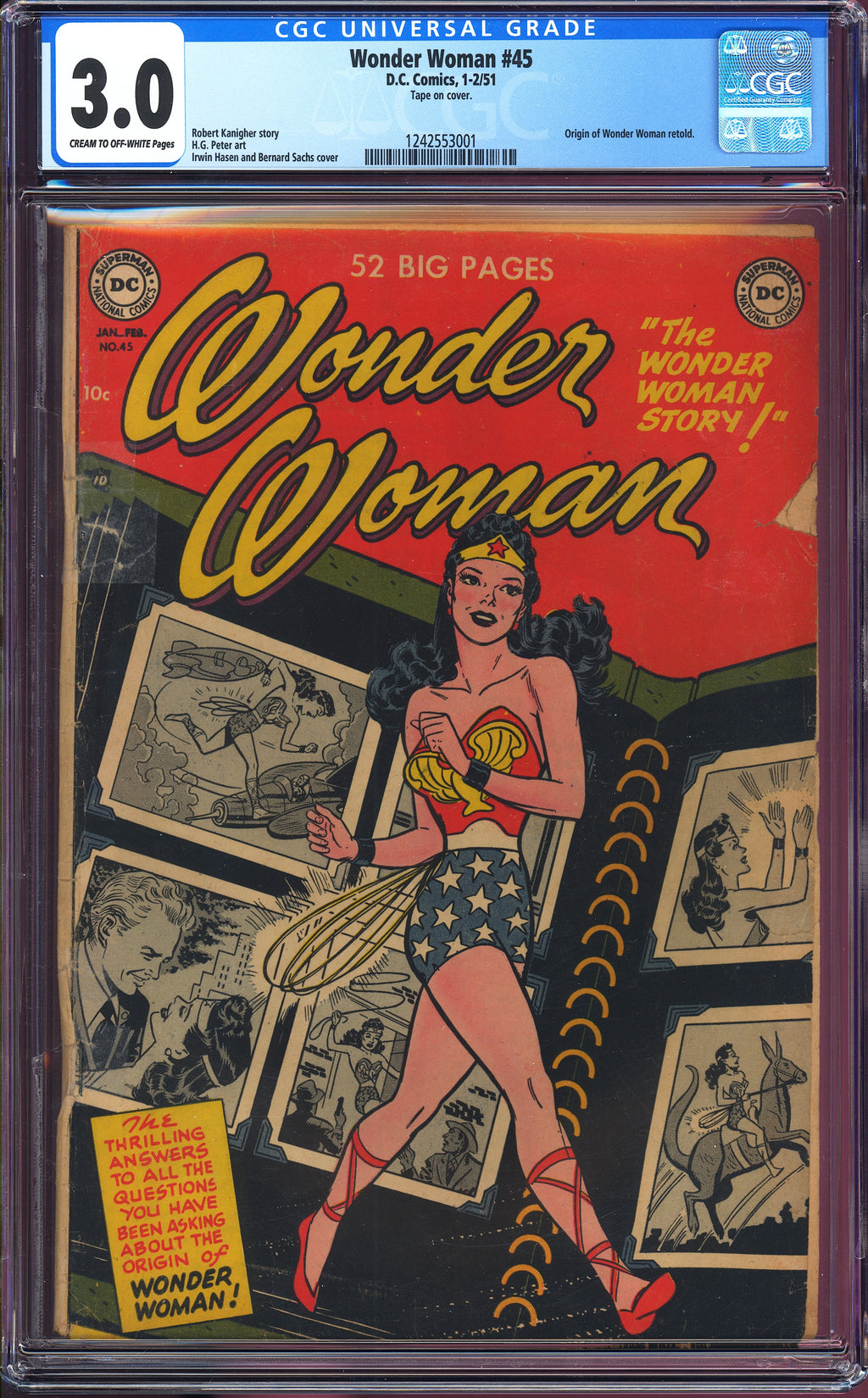 Wonder Woman 45 CGC 3.0