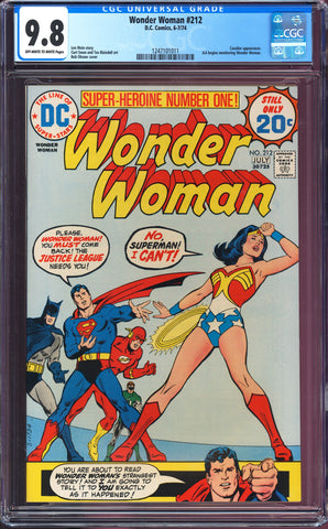 Wonder Woman 212 CGC 9.8